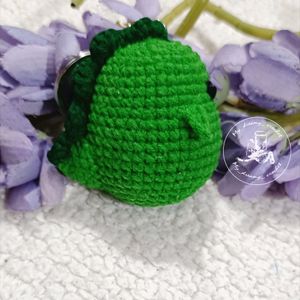 Amigurumi Rhinosaur Keychain