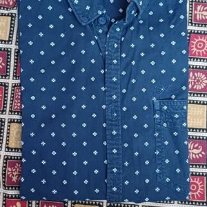 Blue Cotton Shirt