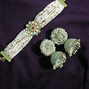 Bracelet And Earrings Set