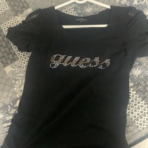 Beautiful Guess Black Top