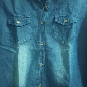 Combo Of Two Blue Denim Shirt