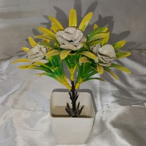 4pc Mini Artificial Plants for Home & Office Decor