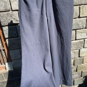 Grey Tailored Wide Leg Trouser