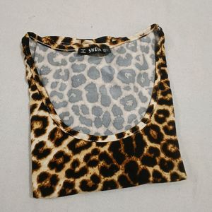 Shein Leopard Top