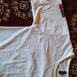 White Printed Tshirt For Women