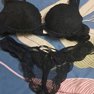 Combo Of Four Imported Fabric Bra N Panty