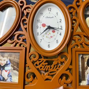 Beautiful Wall Clock And Photo Frame