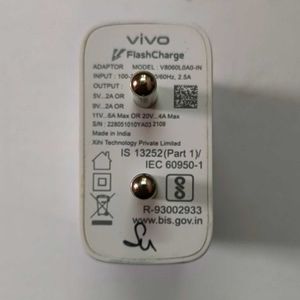 Vivo 80w Original Adaptor Fine Working No Flaws