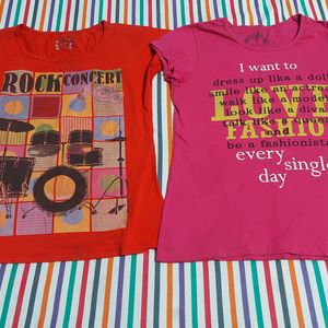 Combo Of Two Cotton Tshirt
