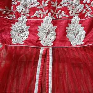 Anarkali Kurta With Skirt/Dupatta, Suit Party Wear