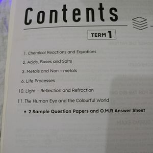 Class X Science MCQ Book