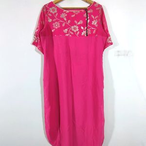 Pink Printed Kurta (Women's)