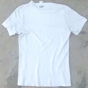 A Beautiful White Premium Slivless T-SHIRT