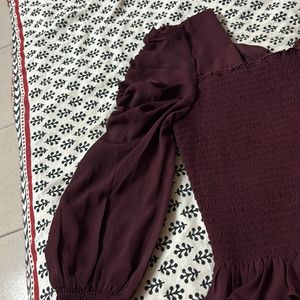 Maroon Top