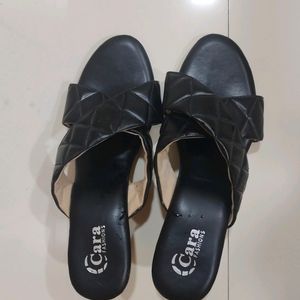 Black Heel Sandal