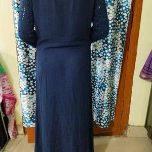 Royal Blue Chamki Kurti