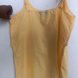 Yellow Strapped Top