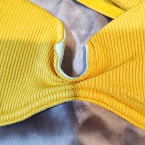 shein yellow full set