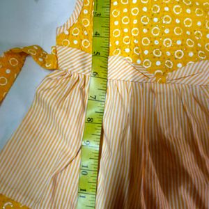 Yellow Colour Baby Frock