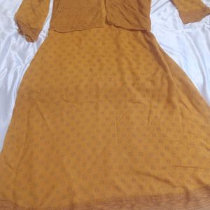 Mustard Colour Kurta