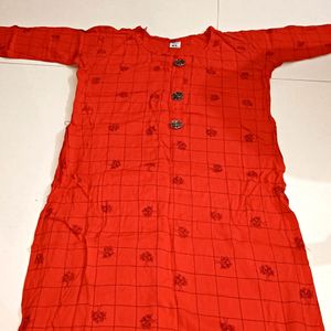 Beautiful Red Kurti XL