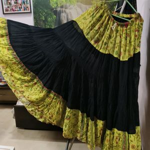 Flared Ethnic Skirt