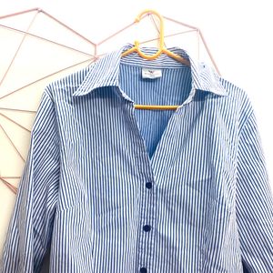 Blue Checked Cotton Shirt