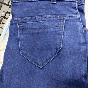 Blue High Waist Denim Jeans👖