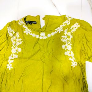 Parrot Green ZARA Top