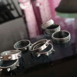 Mini Stainless Steel Defense And Stylish Rings