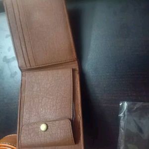 Men's Wallet With belt combo