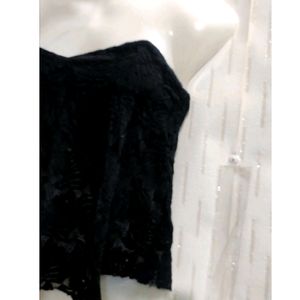 Black Crop Top From Womens. Length/15