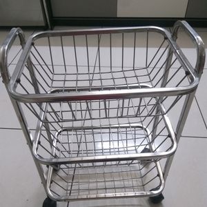 vegetable Basket, kitchen rack, steel stand