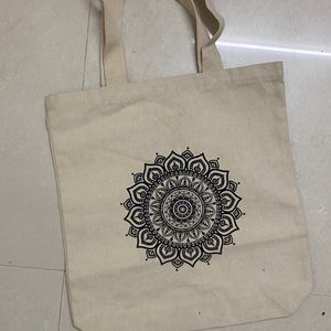 Mandala Print Tote Bag