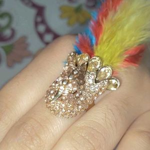 RAJASTHANI MORNII STYLE RING 💍