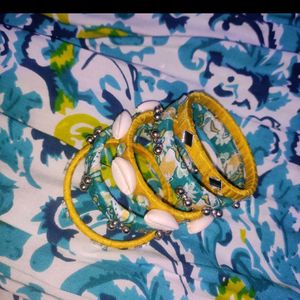 Yellow N Blue Bangles 💛💙