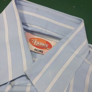 Blue Striped Shirt (XL/ 42 INCHES)