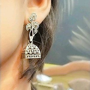 Beautiful Silver Colour Small Earrings