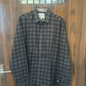 Branded Brown Check Shirt Indian Terrain