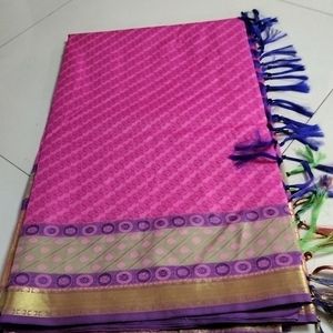 Rose Purple Soft Silk Saree...