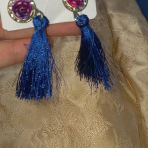 PAKISTANI SHARARA WITH DUPATTA FREETHREAD EARINGS