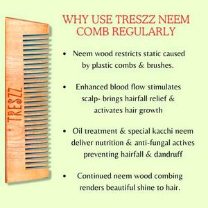 Set Of 5 Neem Wooden Comb| Brand New✨