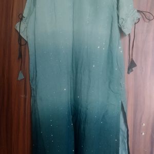 Green Shaded Kurti