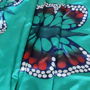 Big Butterfly Printed Saree