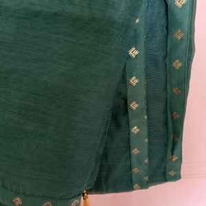 Green Kurti Set (Suit)