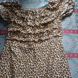 Tiger Printed Gown