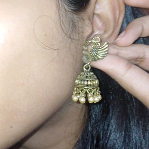 Golden Bronze Jhumki