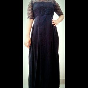 Minamial Black Long Dress