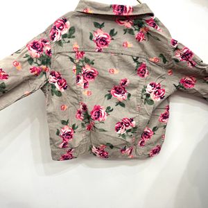 USA Bought Corduroy Floral Jacket