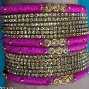 1 set Bangles With  Elastic Bracelet